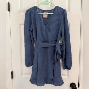 Sonoma Goods Slate Faux Wrap Dress